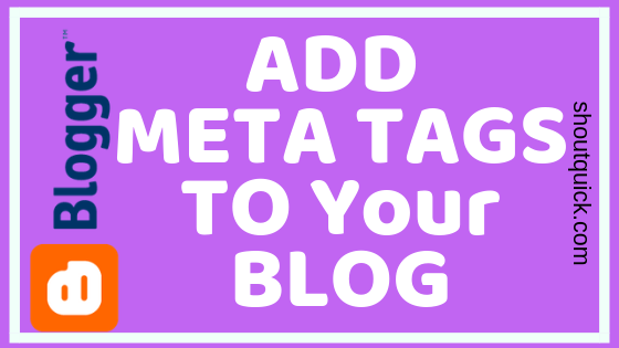 How to Add Meta Description in Blogspot Blog